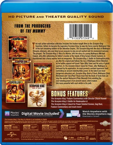 Vista 3 de Scorpion King 5-Movie Collection Blu-ray