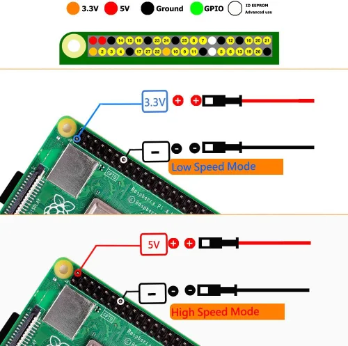 Vista 9 de iUniker Funda para Raspberry Pi 4, carcasa ABS Pi 4 con ventilador de refrigeración, disipador de calor Pi 4, cubierta superior extraíble simple