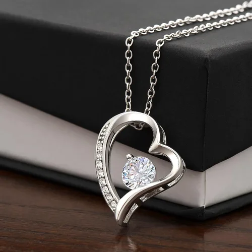 Vista 7 de A Mi Hermosa Hija - Collar De Amor Eterno - Ideas de regalo de cumpleaños para mujer, cajas de tarjetas en español