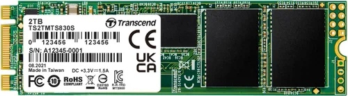Vista 11 de Transcend MTS830 128GB M.2 2280 SATA III SSD con Dram Cache, hasta 560MB/s, compatible con Ultrabook/Laptop/PC/Desktop, 3D TLC NAND Flash Unidad