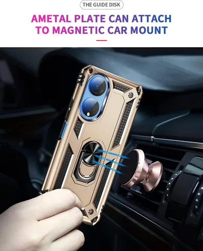 Vista 5 de Funda para Honor 50 SE, funda magnética para Huawei Nova 9 SE 4G JLN-LX3 JLN-L03A JLN-LX23A JLN-LX1 JLN-L01B JLN-L21B JLN-AL00 funda dorada