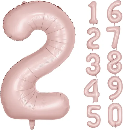 Vista 54 de Globos gigantes de helio de aluminio de 40 pulgadas, color negro, globos digitales grandes del número 0 para decoración de fiesta de cumpleaños