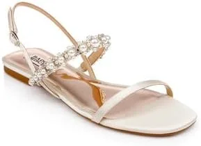 Vista 8 de Badgley Mischka Sandalia plana Natalee para mujer
