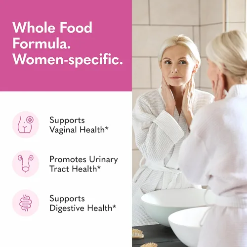Vista 2 de Garden of Life: probióticos crudos para el cuidado vaginal de la mujer con acidophilus, probiótico que promueve el equilibrio de la levadura, salud