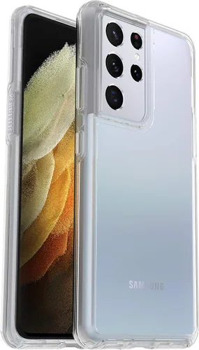 Vista 8 de OtterBox Para Samsung Galaxy S21 5G, elegante funda protectora transparente a prueba de caídas, serie Symmetry Clear, transparente, embalaje