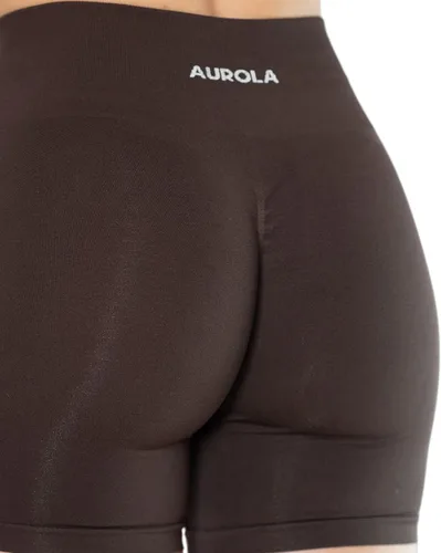 Vista 6 de Aurola Intensify - Pantalones cortos de entrenamiento para mujer, sin costuras, para gimnasio, yoga, correr, deporte, ejercicio activo, fitness