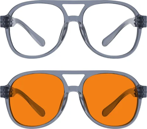 Vista 283 de Eyekepper Gafas de luz azul para hombre y mujer, paquete de 6 lentes Pilot Paquete de 6 color mezclado