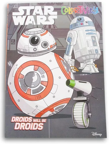 Vista 2 de Star Wars - Libro divertido para colorear y actividades, 80 páginas, la cubierta varía