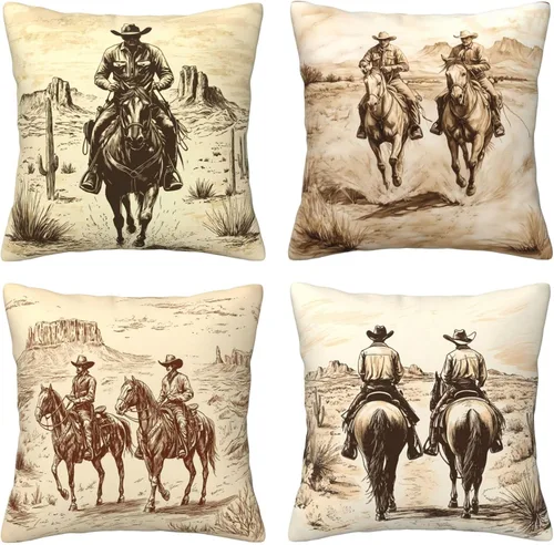 Vista 9 de Worltoldb Juego de 4 fundas de almohada de oso de Navidad con ciervo, para invierno, de Navidad, decorativas, de lino suave, funda de cojín cuadrada