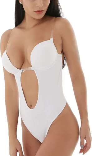 Vista 12 de Bodies sin espalda para mujer, body completo con tanga sin costuras