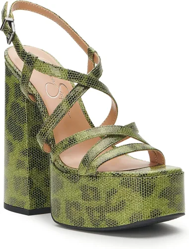 Vista 7 de Jessica Simpson Salih Block Heel - Sandalias de plataforma para mujer