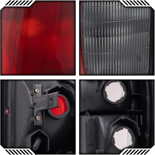 Vista 9 de EPIC LIGHTING Luces traseras halógenas estilo OE Reemplazo de montaje de humo rojo para NISSAN 00-04 FRONTIER (desde 10/1999) - Par