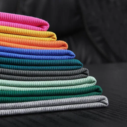 Vista 5 de GEMBERA Camisetas básicas de manga larga con cuello redondo y punto acanalado para mujer, estilo casual, ajustadas