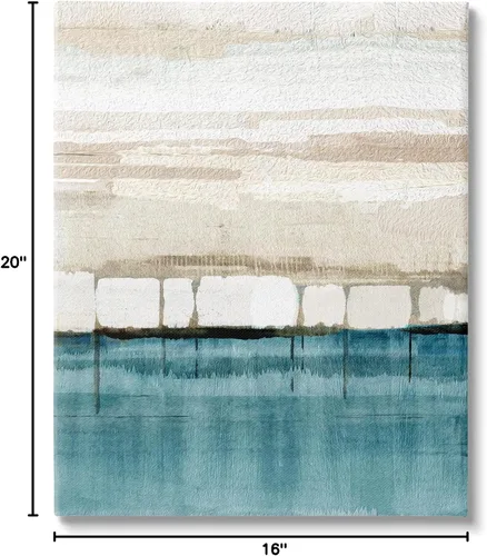 Vista 8 de Stupell Industries Lienzo decorativo para pared con diseño de paisaje moderno de Flora Kouta Stupell Industries 16 x 20 Inches, Easy to Hang and