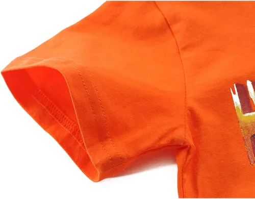 Vista 6 de CM-Kid Camisa de Halloween para niños pequeños, niñas, calabaza, fantasma, dinosaurio, camiseta de manga corta para niños, camisetas de algodón de 2