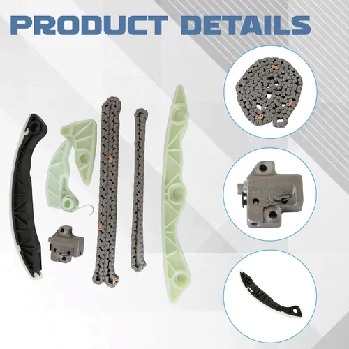 Vista 4 de Kit de cadena de distribución HL3Z-6268-A HL3Z-6306-A para Koup Coupe 10-13 DOHC THETA 2009-15 iX35 2009-17 Optima
