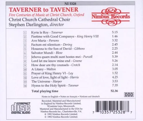 Vista 2 de Taverner to Tavener