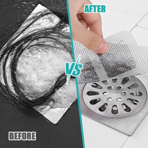Vista 3 de Adhesivos desechables para drenaje de cabello, cubierta de drenaje de ducha 2026, calcomanías de filtro de drenaje de piso de baño, calcomanía