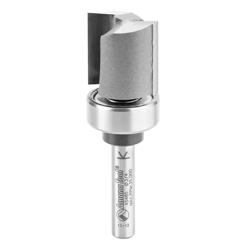 Vista 31 de Amana Tool 45487 - Broca de carburo con punta de carburo, 45487, vástago de 1/2 x 1/4 pulgadas con rodamiento de bolas superior