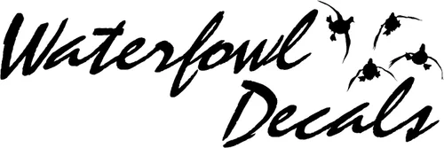 Vista 3 de WaterfowlDecal - Adhesivo de caza de ganso (pequeño, negro)