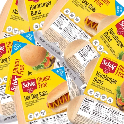 Vista 6 de Schar Combo de panecillos calientes y hamburguesas sin gluten 8 bollos totales