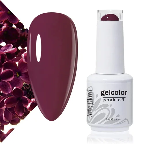 Vista 34 de Arte Clavo Pearlescent Nude Gel Nail Polish 15ml - HEMA Free Soak off UV LED Nail Gel for Manicure, DIY Nail Art, Home Salon Use 11029