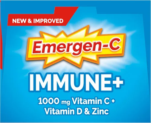 Vista 12 de Emergen-C Immune+ Apoyo Inmunológico de Triple Acción en Polvo, BetaVia (R), 1000 mg de Vitamina C, Vitaminas B, Vitamina D y Antioxidantes, Baya