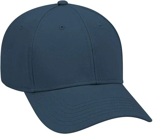 Vista 18 de Ashen Fane Gorra de béisbol básica de sarga de algodón superior de perfil bajo estructurado de 6 paneles