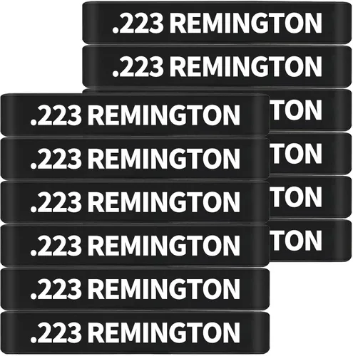 Vista 10 de Paquete de 12 bandas de marcado Miaozhun .223 Remington Magazine .223 para identificación de calibre de revista