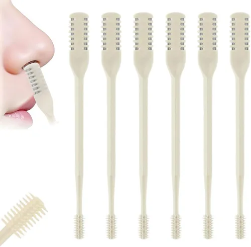 Vista 15 de Jiexily Cortador de Pelo Nasal 2 en 1 para Mujeres y Hombres, Nuevo 2025 Recortador de Nariz Giratorio 360° Herramienta Removedora, Cuchillo de Pelo