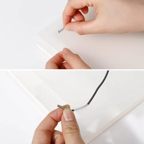 Vista 8 de AHGXG Diario Punteado con Viñetas - Cuaderno Espiral con Cuadrícula de Puntos de 8.5" x 11", A4 Cuaderno Grande Punteado, Papel Grueso de 100 GSM