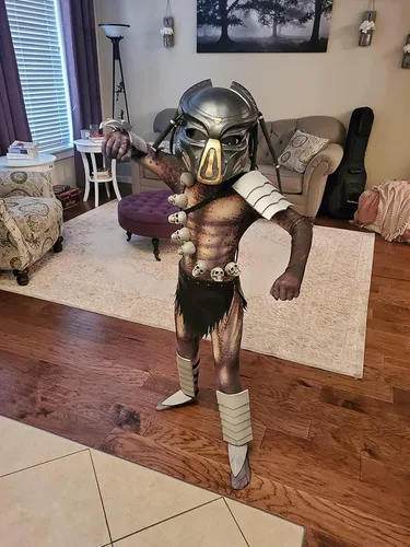 Vista 7 de Disfraces de cosplay con estampado 3D de elastano Zentai, traje de alienígena para adultos y niños