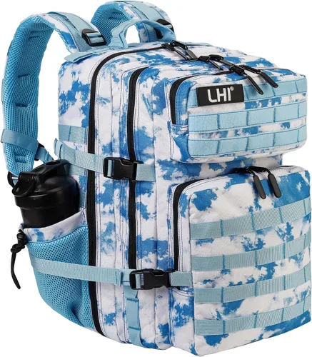 Vista 39 de LHI Mochila Táctica Militar para Hombres y Mujeres 45L Ejército 3 Días Mochila de Asalto Bolsa Mochila Grande con Sistema Molle