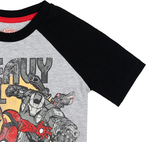 Vista 4 de Marvel Paquete de 2 camisetas para niños pequeños a niños grandes (2T - 18-20)