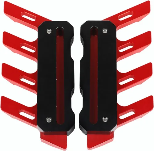 Vista 3 de TCHAU Protectores de horquilla delantera para motocicleta, guardabarros delantero para Yamaha YZF-R1 YZF-R3 YZF-R6 MT-03 FZ400 XJR400 XT660 MT-10