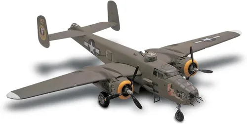 Vista 4 de Revell 1: 48 B25J Mitchell, marrón