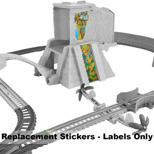 Vista 2 de Piezas de repuesto para Fisher-Price Thomas & Friends Track-Master Turbo Jungle Train Playset – FJK50 ~ Adhesivos de repuesto / etiquetas