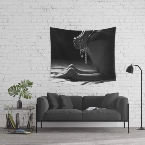 Vista 2 de CB Smiles Tapiz de pared para mujer con cuentas (36 x 26 pulgadas)