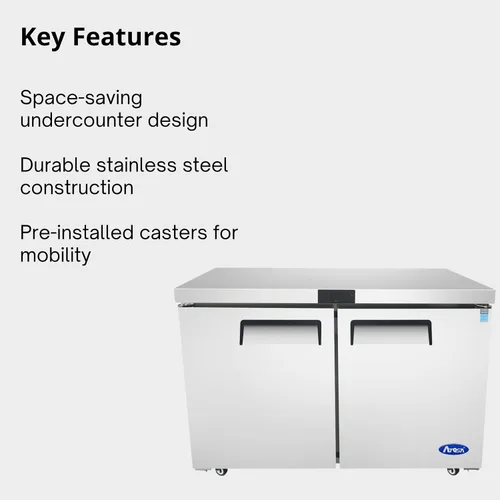 Vista 6 de Atosa Refrigerador comercial bajo encimera