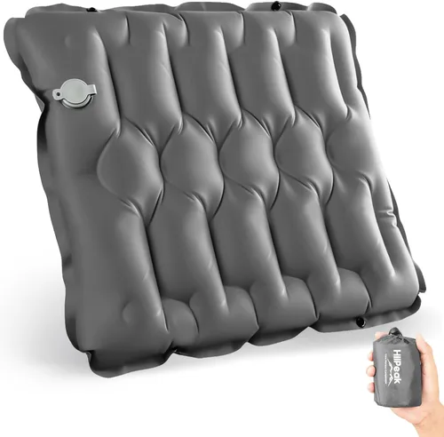 Vista 10 de HiiPeak Cojín inflable para asiento, almohadilla compacta ligera para asiento de estadio, cojín de asiento de aire para camping, para viajes