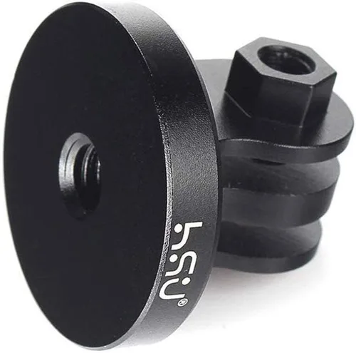 Vista 4 de HSU Adaptador de montaje en trípode GoPro de aluminio para GoPro Hero 11/10/9/8/7/6, DJI Osmo Action AKASO
