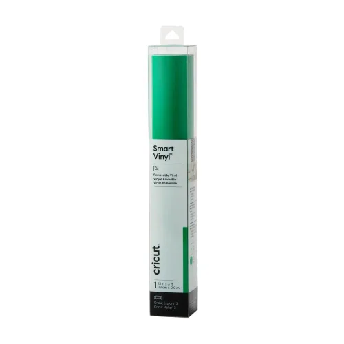 Vista 17 de Cricut Vinilo Removible Inteligente, Menta - Rollo de 3 pies (13" x 36") para Explore y Maker 3 - Corte sin Alfombrilla para Cortes Largos de hasta