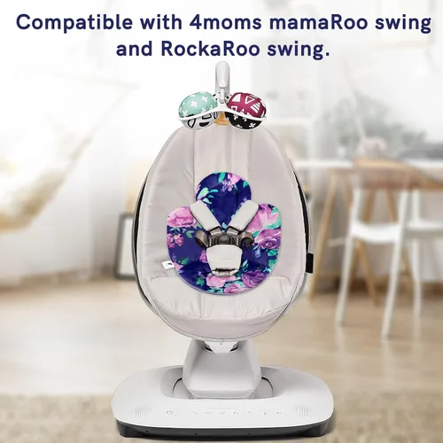Vista 2 de TANOFAR Inserto para bebé, cojín de apoyo para cabeza y cuerpo recién nacido para recién nacido a niño, compatible con 4Moms MamaRoo y RockaRoo