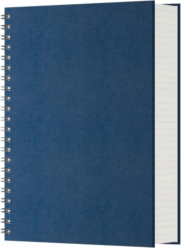 Vista 12 de EUSOAR Cuadernos para el trabajo, 1 paquete A4 de 8.3 x 11.2 pulgadas, tapa dura, rayado en espiral con renglones universitarios, 240 páginas