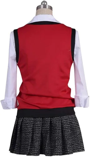 Vista 4 de Kakegurui Compulsive Gambler Midari Ikishima Midari Uniforme Cosplay Disfraz