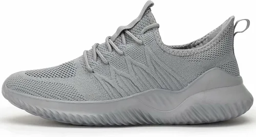 Vista 2 de Socviis Zapatos deportivos para correr para hombre, ligeros, transpirables, de malla