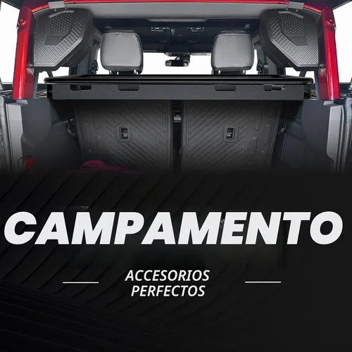 Vista 5 de Estante de carga para maletero trasero interior compatible con Ford Bronco 2021 2022 2023 2024 2025
