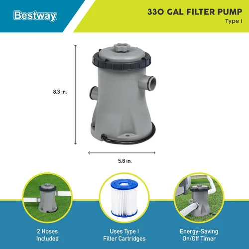 Vista 2 de Bomba de filtro Flowclear 330 gal