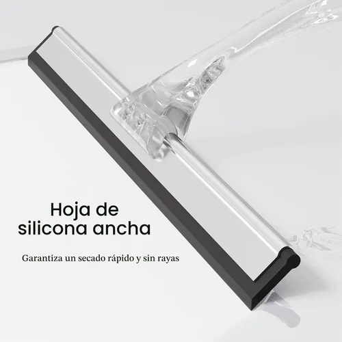Vista 5 de AmazerBath Escobilla de goma para puerta de cristal de ducha, 10 pulgadas Transparente