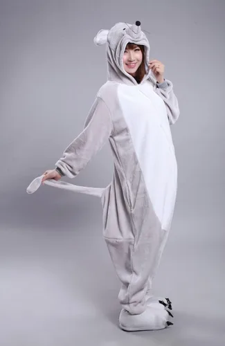 Vista 8 de Honeystore Pijama unisex con capucha y diseño de ratón